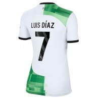 Liverpool Luis Diaz #7 Bortedrakt Dame 2023-24 Kortermet